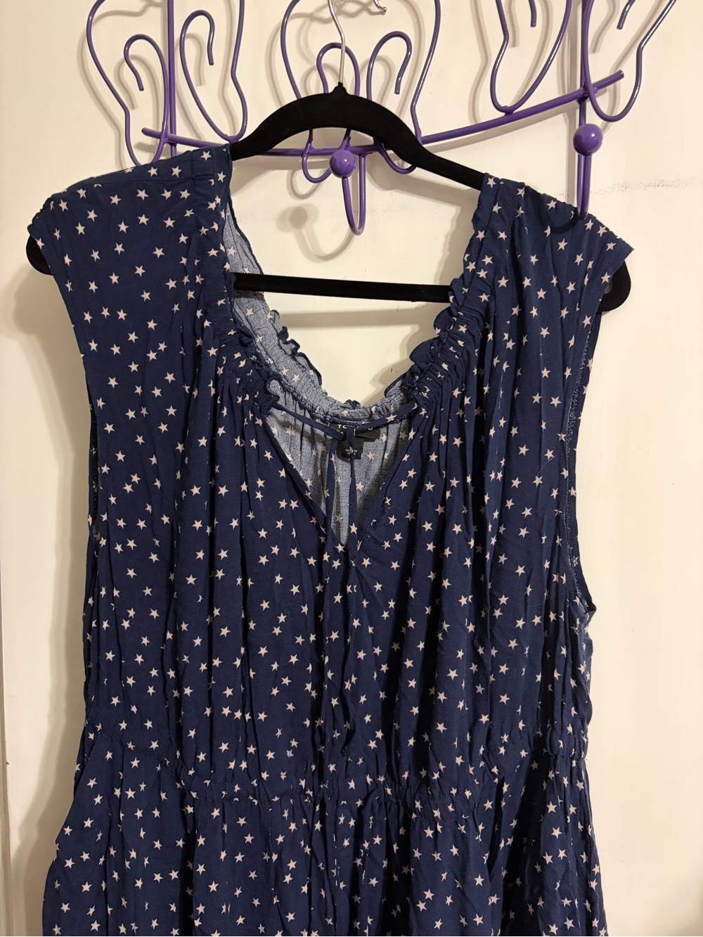 🥳 3 torrid Navy Star Print Almost Maxi Dress - Picture 5 of 15